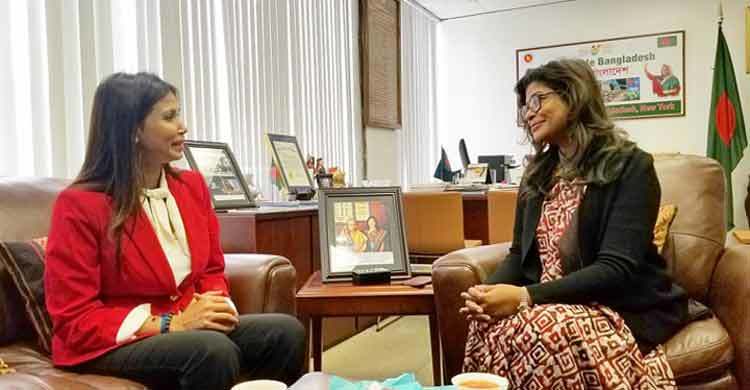 বিশ্বজয়ী নাজমুনকে যুক্তরাষ্ট্র কনসাল জেনারেলের অভিনন্দন