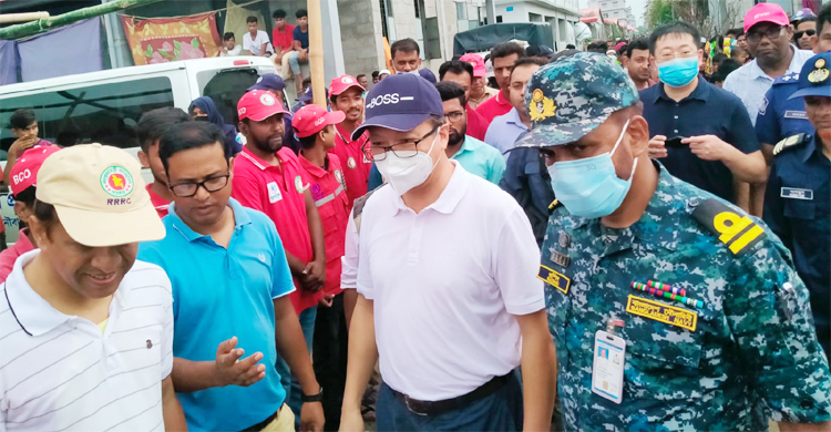 বৈরী আবহাওয়ায় ভাসানচরে আটকা পড়েছেন চীনের রাষ্ট্রদূত