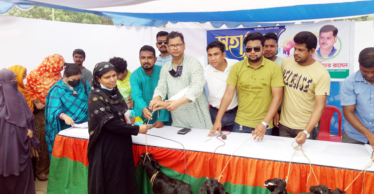 ছাগল পেল ১২০ দরিদ্র পরিবার