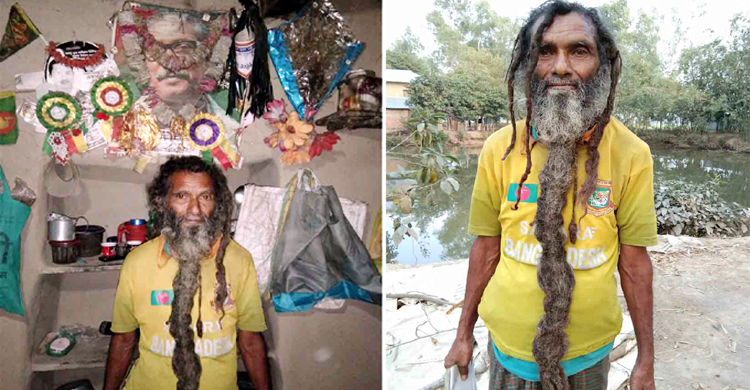 বঙ্গবন্ধুর জন্য বিরল ভালোবাসা, ৪৫ বছর চুল-দাড়ি কাটেননি জহির