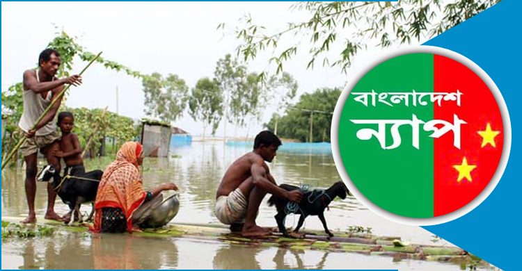 বন্যা মোকাবিলায় আগাম প্রস্তুতি নিন : ন্যাপ