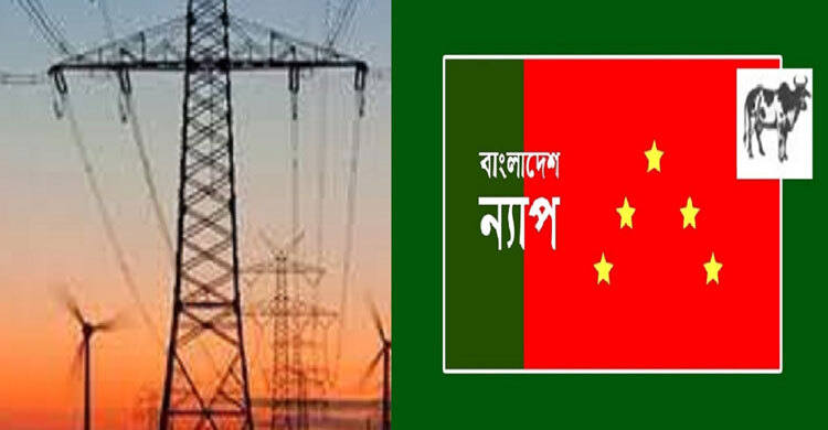 বিদ্যুতের দাম বাড়ানোর প্রক্রিয়া বন্ধের দাবি ন্যাপের