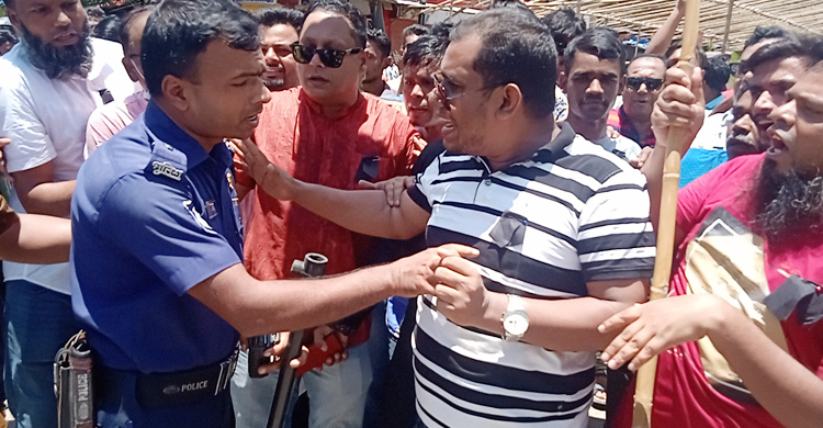 নারায়ণগঞ্জে যুবদলের কর্মসূচিতে পুলিশের বাধা