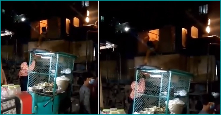 ট্রেন থামিয়ে ঝালমুড়ি কিনলেন চালক