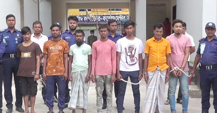 নারায়ণগঞ্জে ডাকাতির প্রস্তুতিকালে গ্রেফতার ৬