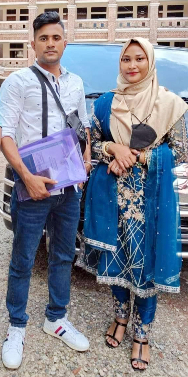 প্রেমের টানে লক্ষ্মীপুরে ছুটে এলেন আরও এক ইন্দোনেশিয়ান তরুণী