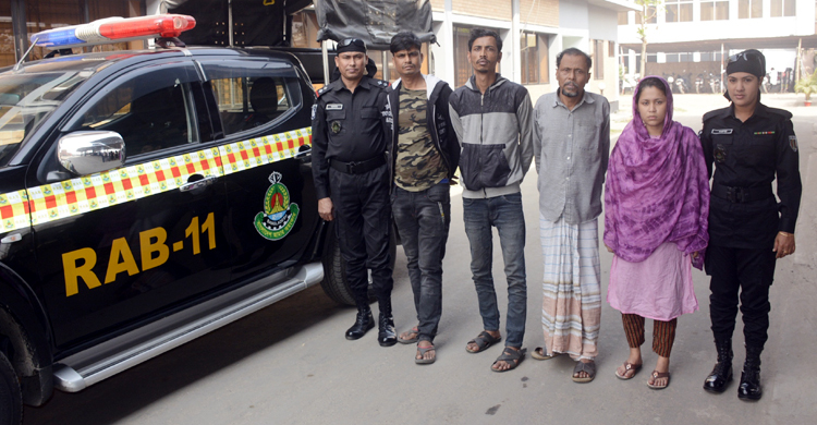 নরসিংদীতে সংঘবদ্ধ অপহরণকারীচক্রের ৪ সদস্য গ্রেফতার