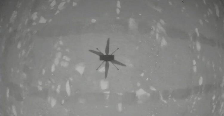 NASA’s Mars helicopter takes flight, 1st for another planet
