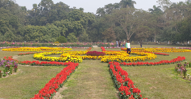 উত্তরা গণভবনে বাসন্তী শোভা