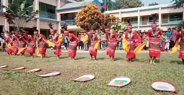 ওয়ানগালা উৎসবে নেত্রকোনার গারোরা