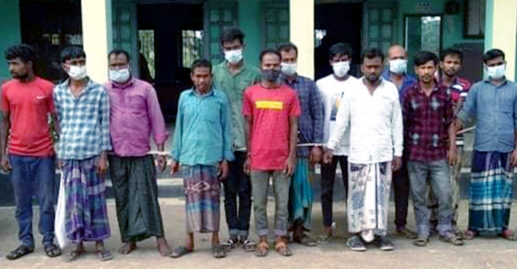 নেত্রকোনায় একাধিক মামলার ১৬ আসামি গ্রেফতার