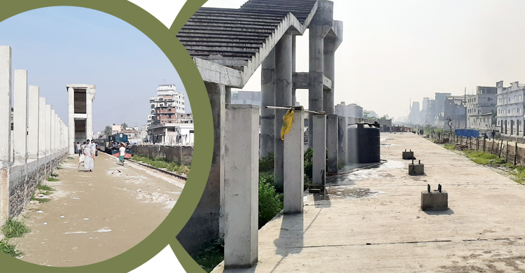 পরিকল্পনার ভুলে ধুঁকছে কমলাপুর-না’গঞ্জ ডুয়েলগেজ রেললাইনের কাজ