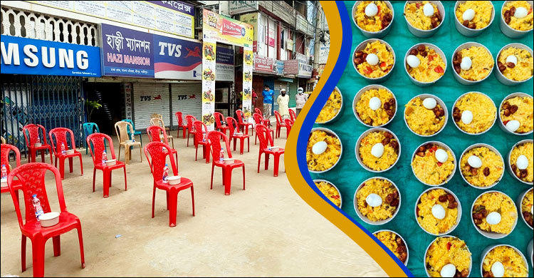 রমজান জুড়েই চেয়ারে সাজানো থাকবে ছাত্রলীগের ইফতার