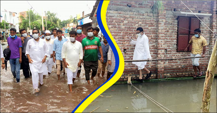 বন্যাকবলিত এলাকার মানুষকে দেখতে গেলেন পলক