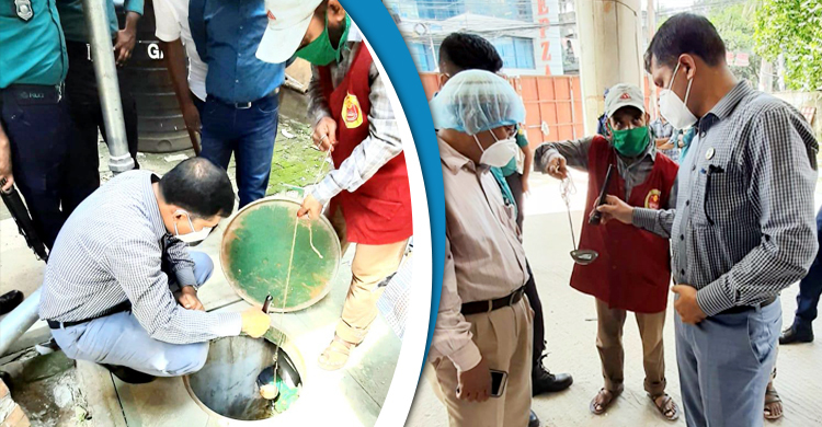 ৮ স্থাপনায় এডিস মশার প্রজনন, ১ লাখ ১৫ হাজার টাকা জরিমানা