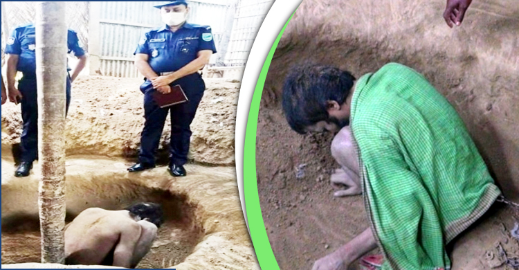 শিকলবন্দি রবিউলের ঠাঁই হচ্ছে পাবনা মানসিক হাসপাতালে