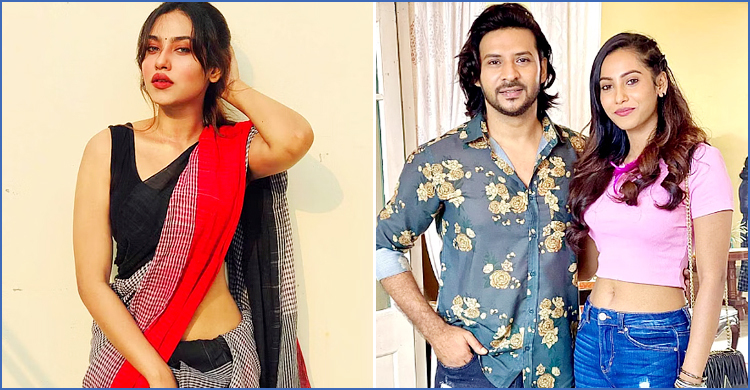 ‘স্পর্শ’ সিনেমায় নিরবের বিপরীতে আরিয়ানা