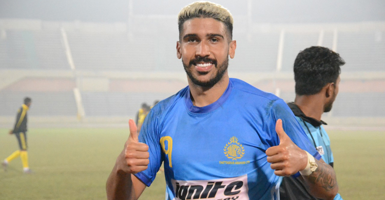 চট্টগ্রাম আবাহনীকেও জয় এনে দিলেন এক ব্রাজিলিয়ান