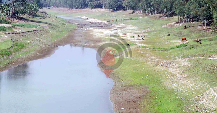 নওগাঁয় নদী শুকিয়ে সংকটে জীবন-জীবিকা