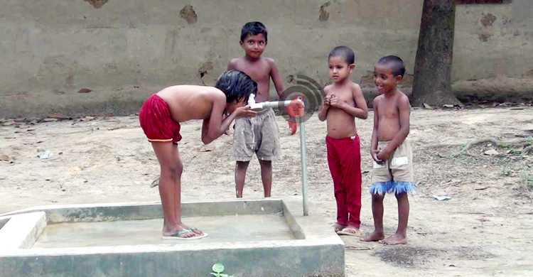 ৭ টাকায় মাসজুড়ে পানি পাচ্ছেন বরেন্দ্র এলাকার বাসিন্দারা