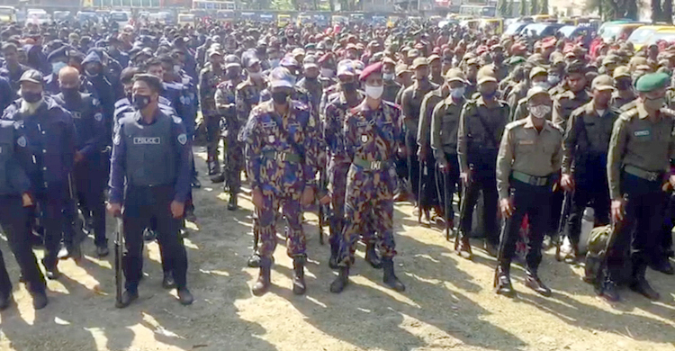 কোম্পানীগঞ্জে ভোটারদের নিরাপত্তায় ৩০০০ ফোর্স