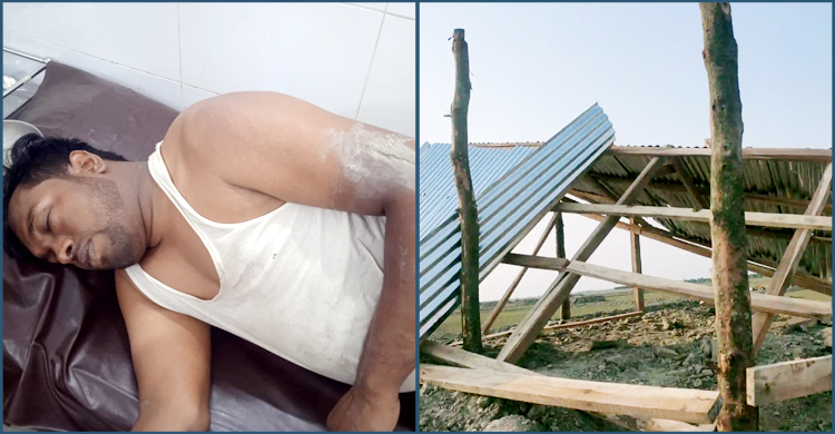 উচ্ছেদে গিয়ে ভূমিহীনদের মারলেন, মার খেলেন কর্মকর্তারা