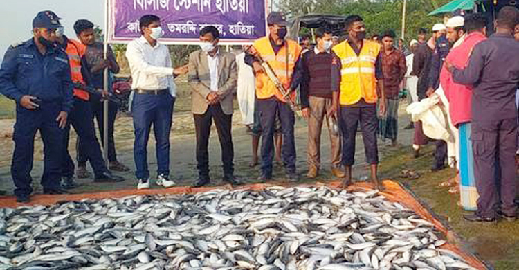 ৭০০ কেজি জাটকা গেলো এতিমখানায়