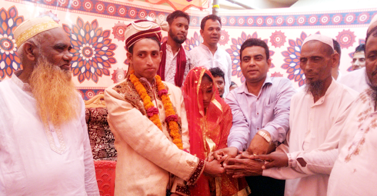 মেম্বারের বাড়িতে এতিম মেয়ের বিয়ের আয়োজন, খরচ দিলেন আ.লীগ নেতা