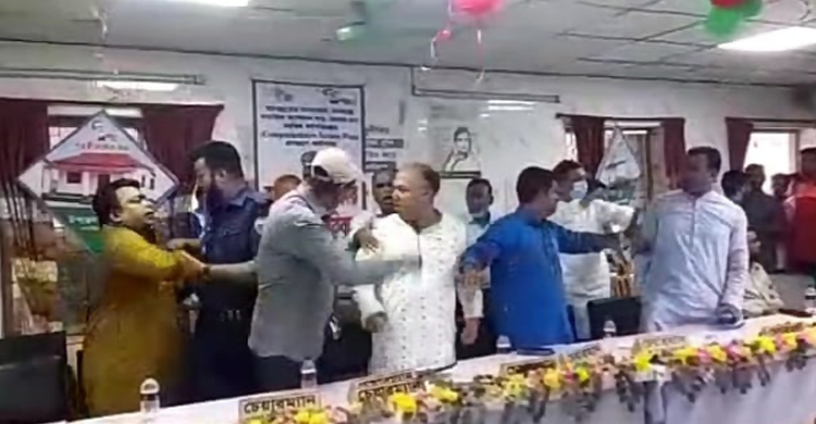 কোম্পানীগঞ্জে আইনশৃঙ্খলা সভায় দুই চেয়ারম্যানের হট্টগোল