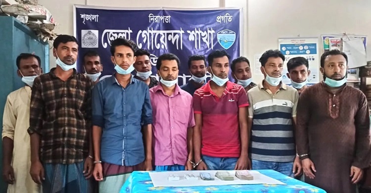 12 'gamblers' held in Noakhali