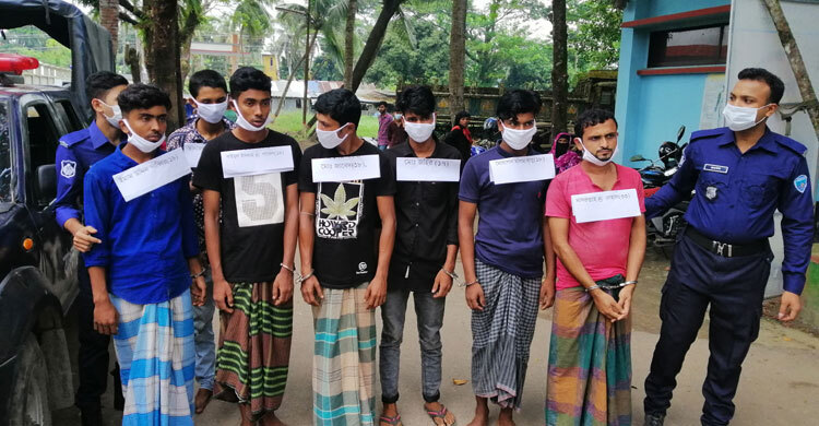 নোয়াখালীতে কিশোর গ্যাংয়ের ছয় সদস্য গ্রেফতার