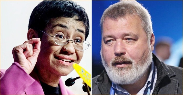 Two journalists win Nobel Peace Prize