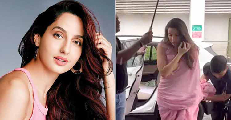 বডিগার্ডের সঙ্গে নোরার আচরণে নেটদুনিয়ায় সমালোচনা