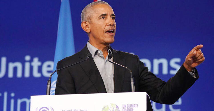 COP26: Obama tells young people to stay angry on climate fight