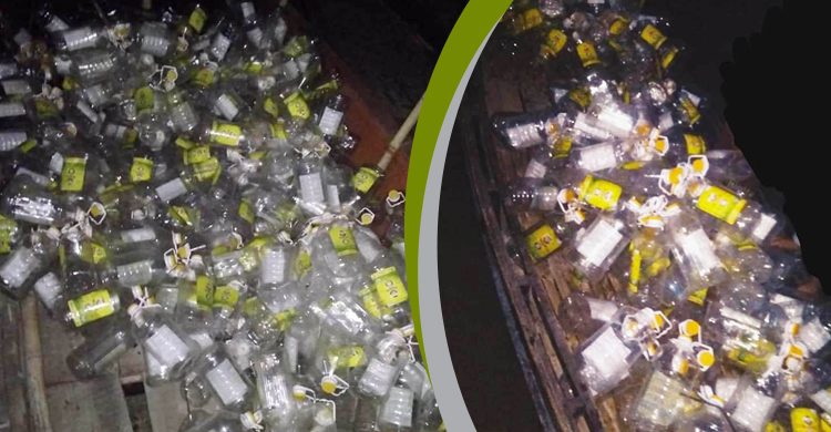 চিত্রায় ভাসছে টিসিবির খালি তেলের বোতল