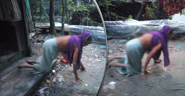খেয়ে না খেয়ে মানুষ করা ছেলেটি এখন পঙ্গু মায়ের খোঁজখবর নেয় না