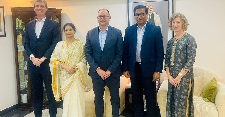 মার্কিন রাষ্ট্রদূতের সঙ্গে আওয়ামী লীগ নেতাদের বৈঠক