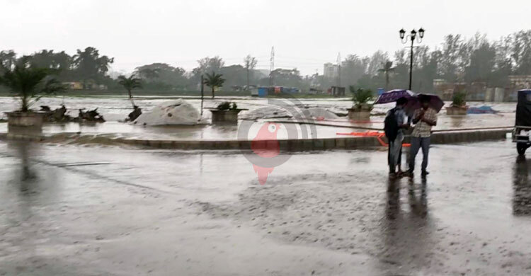 সাগরে লঘুচাপের প্রভাবে রাত থেকে পটুয়াখালীতে বৃষ্টি