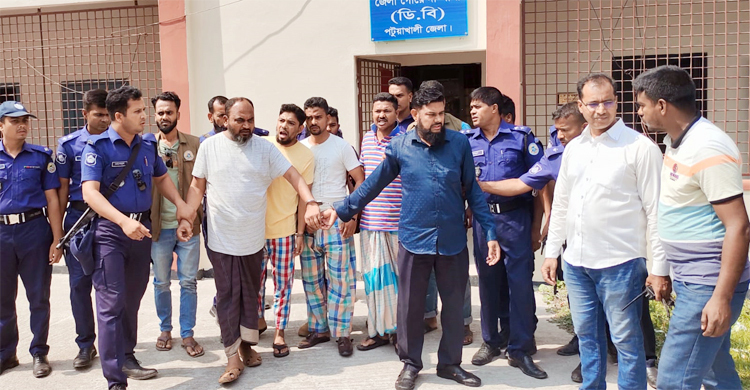 পটুয়াখালীতে ব্যবসায়ী শিবুলাল অপহরণের ঘটনায় গ্রেফতার ৬