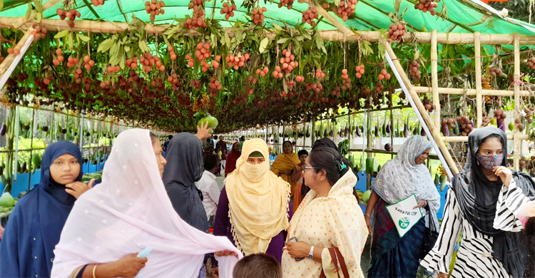মুগ্ধতা ছড়িয়েছে ঈশ্বরদীর লিচু মেলা