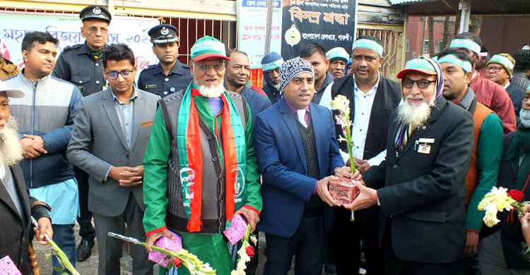 ৩২ বীরমুক্তিযোদ্ধাকে সংবর্ধনা দিলো পাকশী বিভাগীয় রেলওয়ে