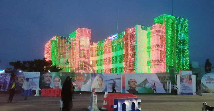 পদ্মা সেতু উদ্বোধনের জন্য প্রস্তুত মাওয়া পাড়