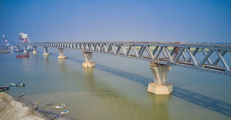 27th span of Padma Bridge installed