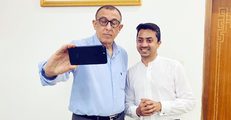 বাংলাদেশের মানুষের ভালোবাসায় বিস্মিত ফিলিস্তিনের রাষ্ট্রদূত