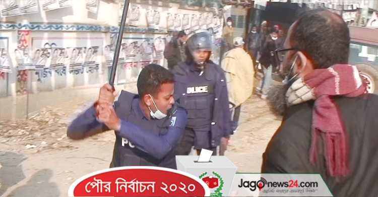 পঞ্চগড়ে কেন্দ্রের বাইরে উত্তেজনা