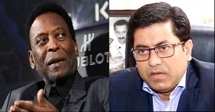 পেলের মৃত্যুতে মেয়র তাপসের শোক