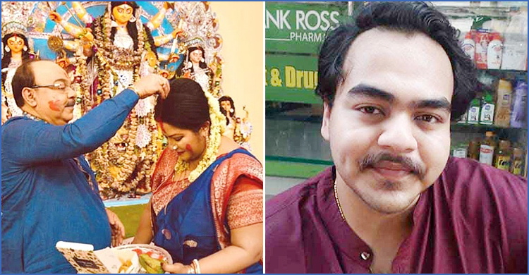 বৈশাখীকে সিঁদুর পরানোয় বাবার ওপর চটেছেন শোভনপুত্র