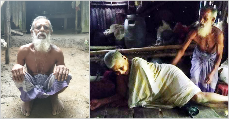 খোঁজ রাখে না সন্তানেরা, ঝুপড়ি ঘরে দিন কাটে বৃদ্ধ দম্পতির