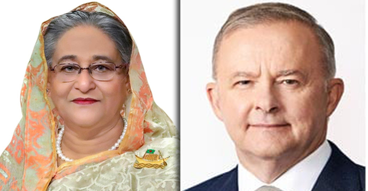 অস্ট্রেলিয়ার নতুন প্রধানমন্ত্রীকে শেখ হাসিনার অভিনন্দন
