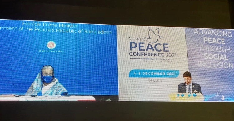 PM stresses building peaceful world relinquishing arms races